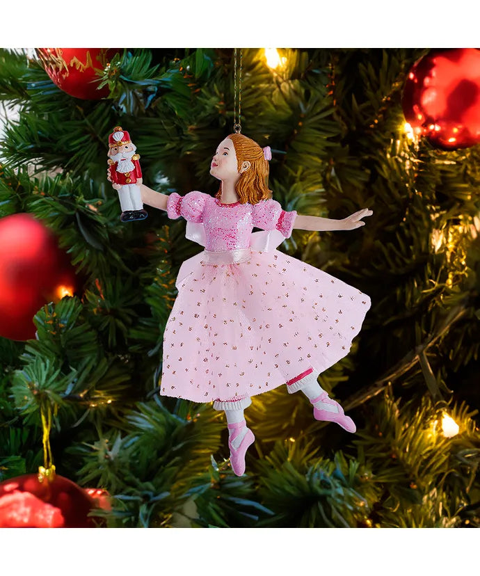 Pink Clara Ballerina Ornament