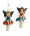 Fairy Sitting on Mushroom Ornament - Single, Various Styles