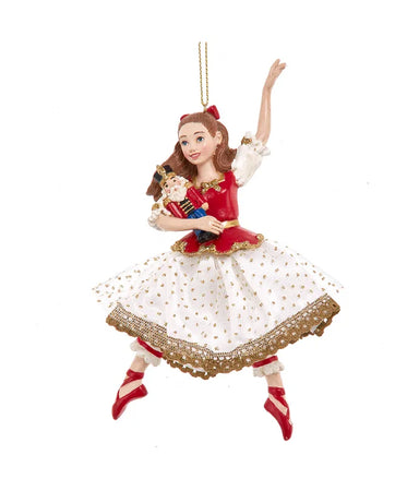 Red Clara With The Nutcracker Ornament