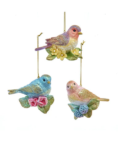 Flight of Fancy Bird Ornament - (Single) Various Options