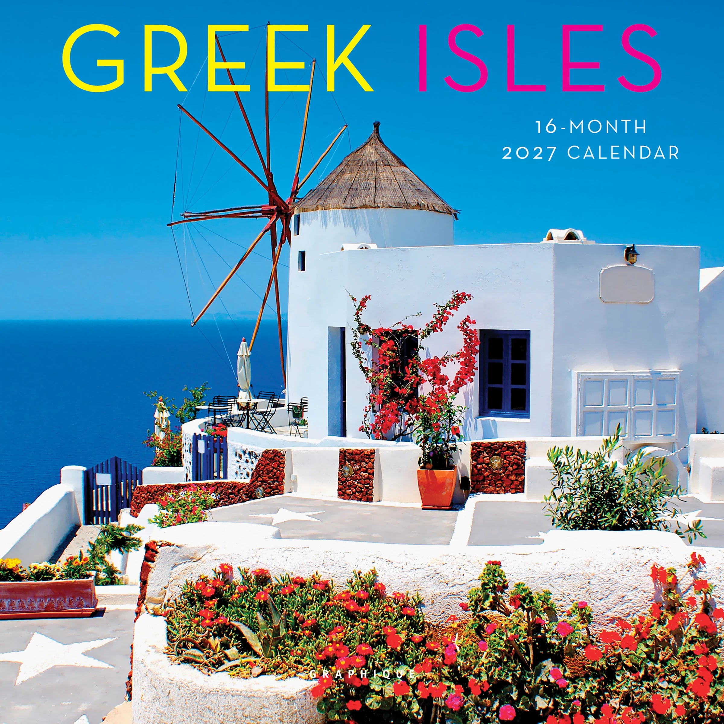 GRPH Greek Isles 2027 Mini Wall Calendar