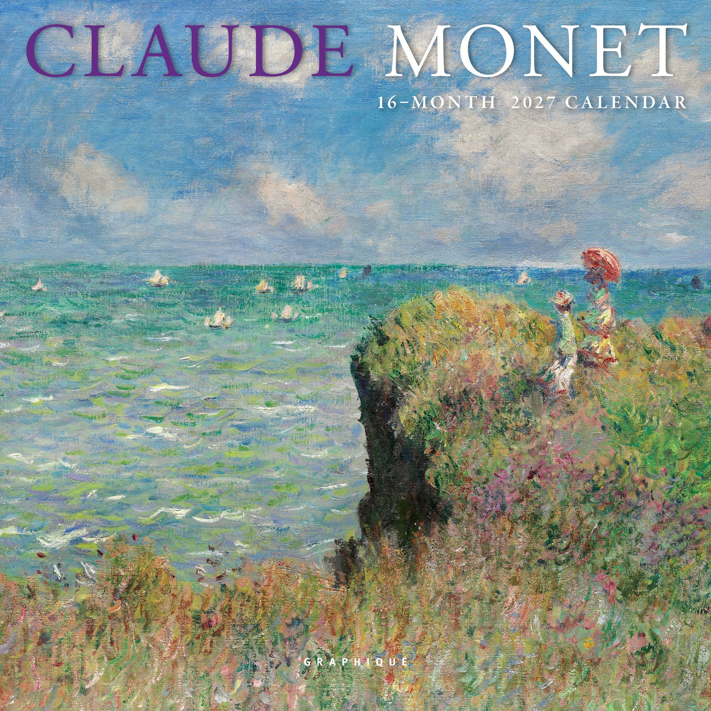 GRPH Monet 2027 Mini Wall Calendar