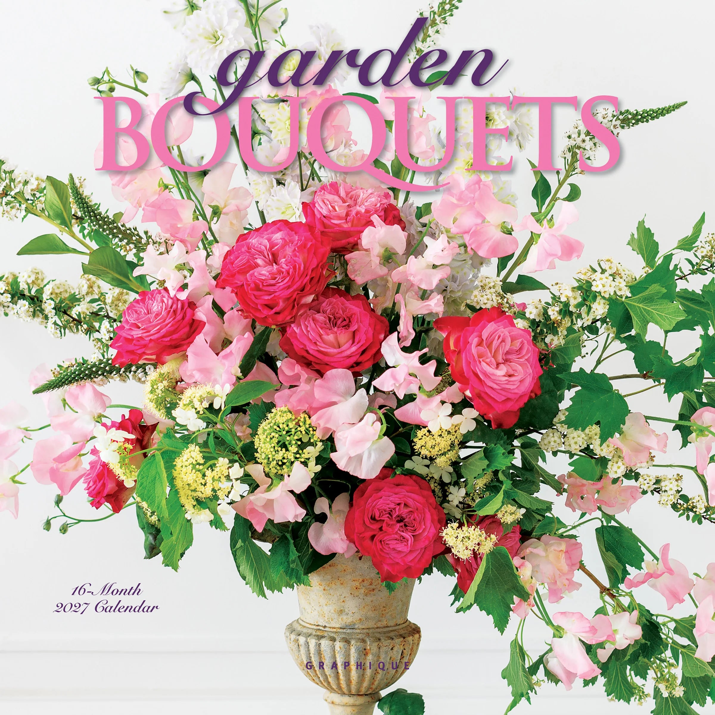 GRPH Garden Bouquets 2027 Mini Wall Calendar