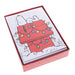 Peanuts Doghouse Die-Cut Classic Boxed Holiday Card    