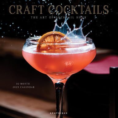 Craft Cocktails 2025 Wall Calendar    