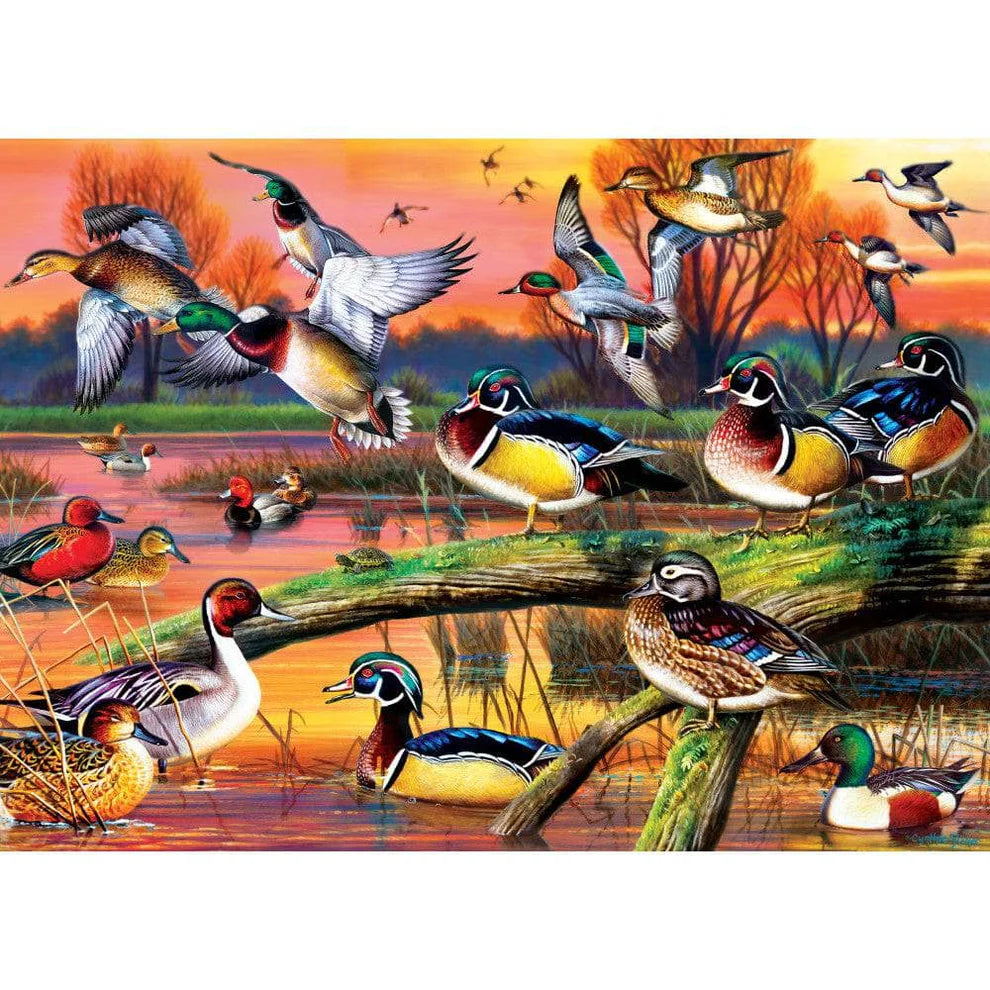 Autumn Feathers 1000 Piece Audubon Puzzle