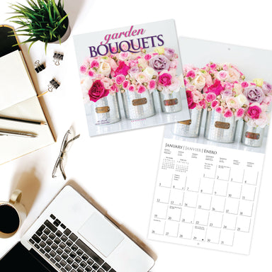 Garden Bouquets 2025 Mini Wall Calendar    