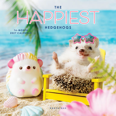 GRPH The Happiest Hedgehogs 2027 Mini Wall Calendar