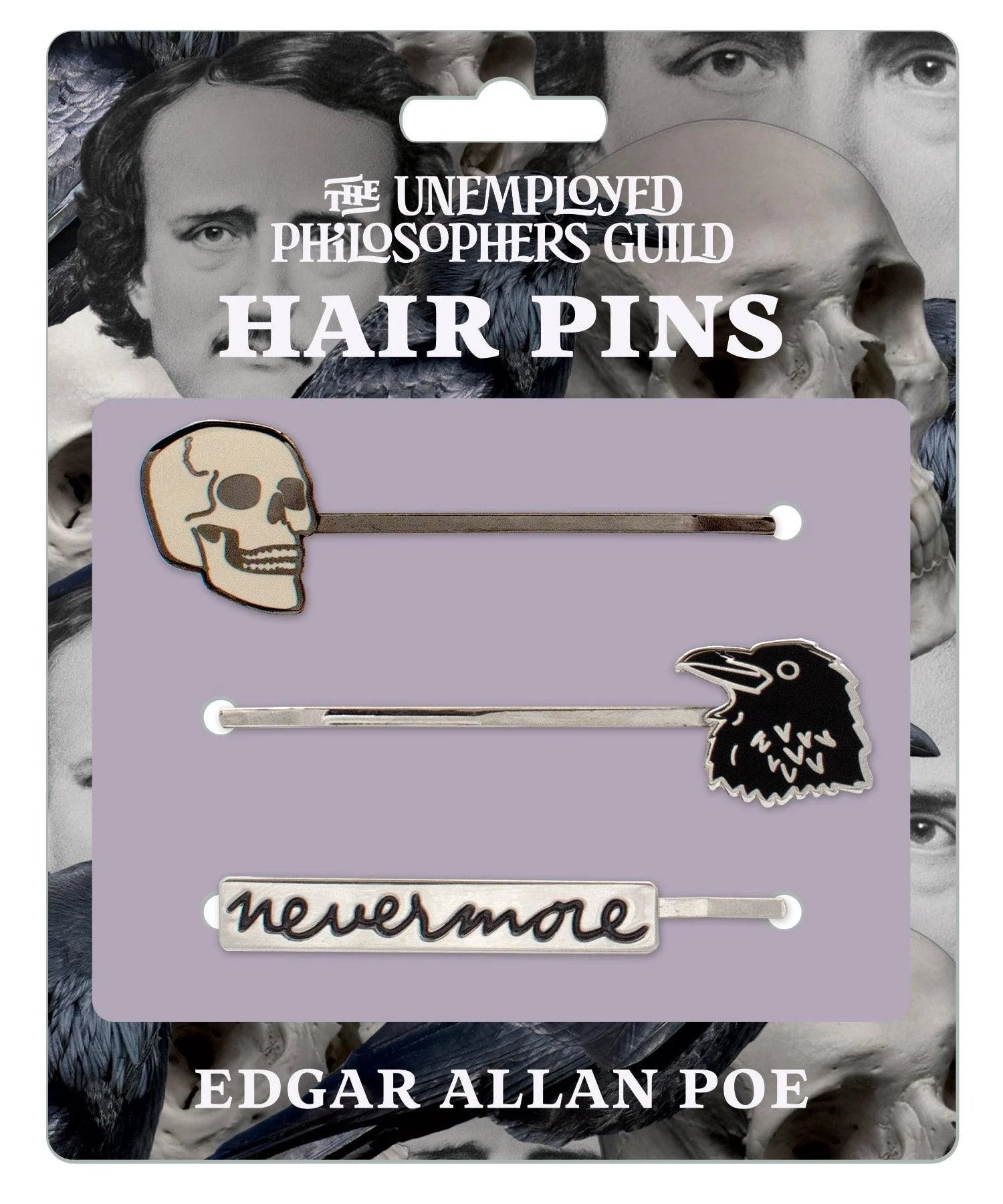 UPG Edgar Allan Poe Hair Pins