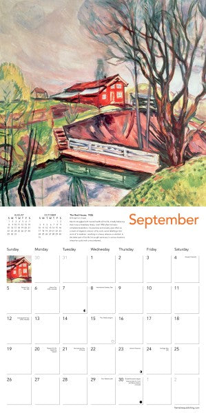 Edvard Munch 2027 Wall Calendar