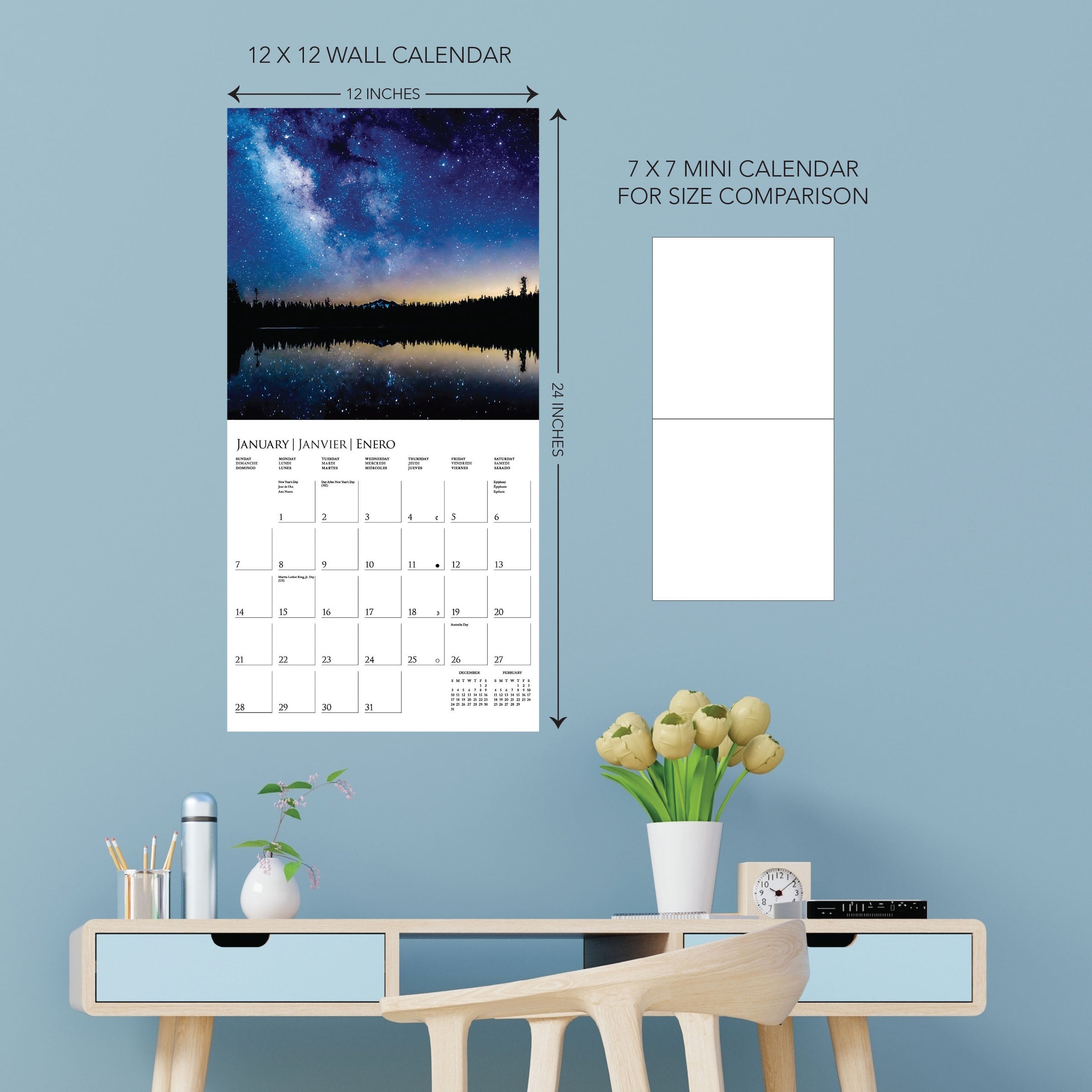 Stargazing 2024 Wall Calendar    