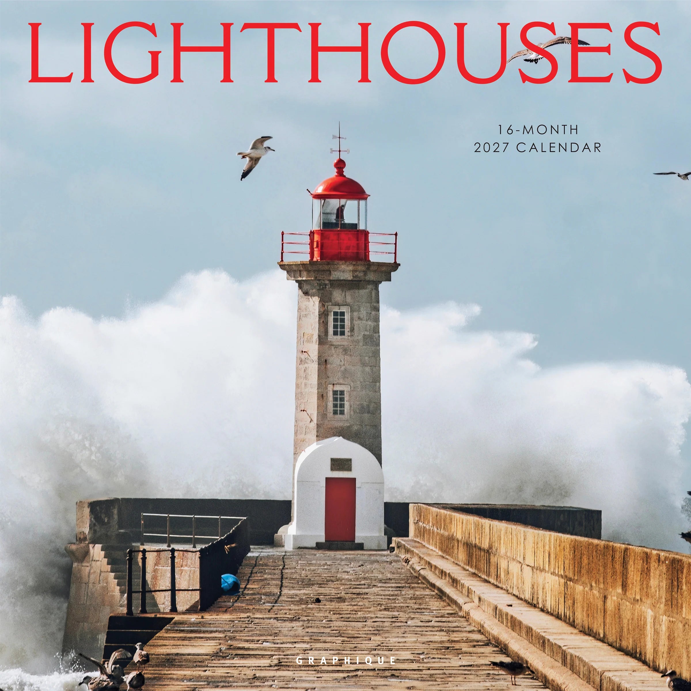 GRPH Lighthouses 2027 Wall Calendar