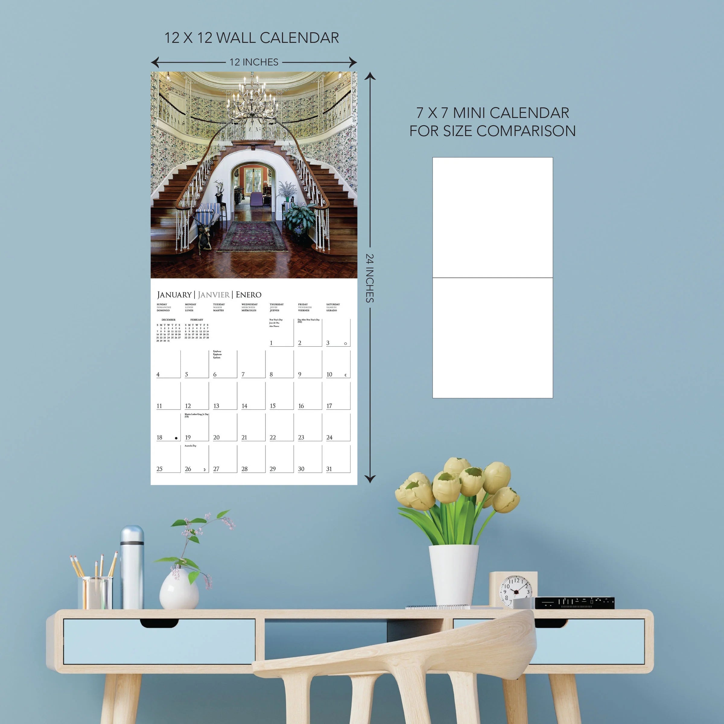 Stairways 2026 Wall Calendar