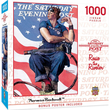 Rosie The Riveter 1000 Piece Saturday Evening Post Puzzle