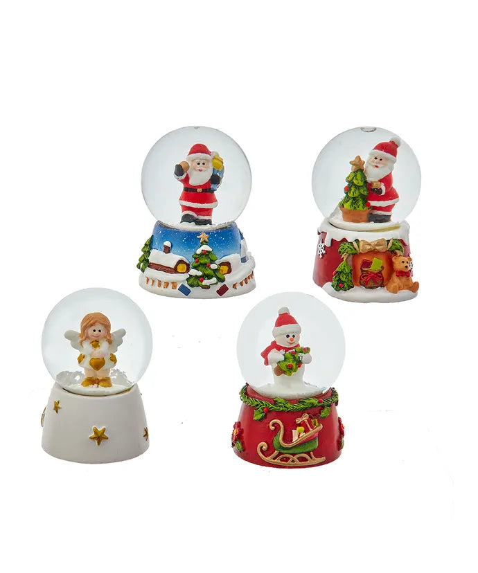 45mm Christmas Icons Water Globe - (Single) Various Options