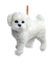 Plush Bichon Frise Ornament