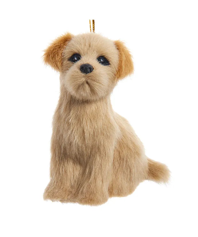 Plush Golden Retriever Ornament