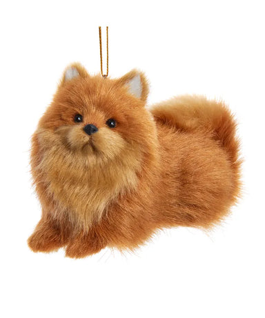 Plush Pomeranian Ornament