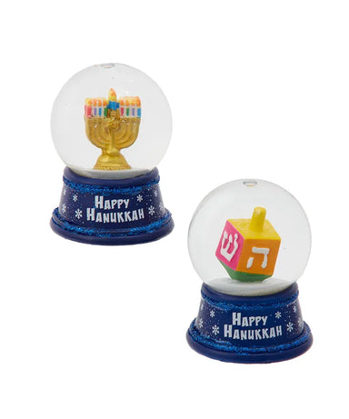 Hanukkah Menorah Or Dreidel 45mm Water Globe - Single, Various Options