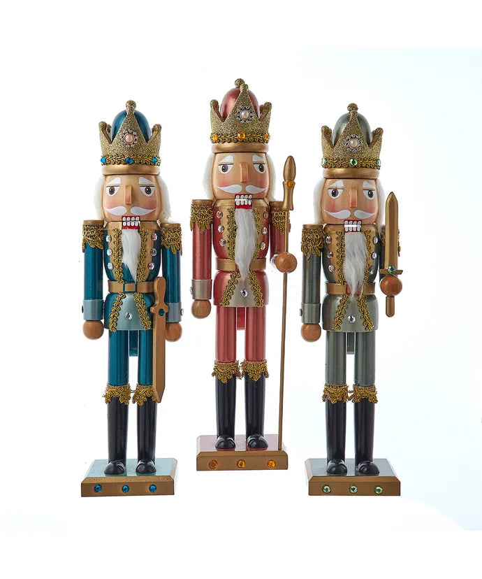 Nutcracker 15" Desert Rose, Green, or Teal - Single, Various Color Options