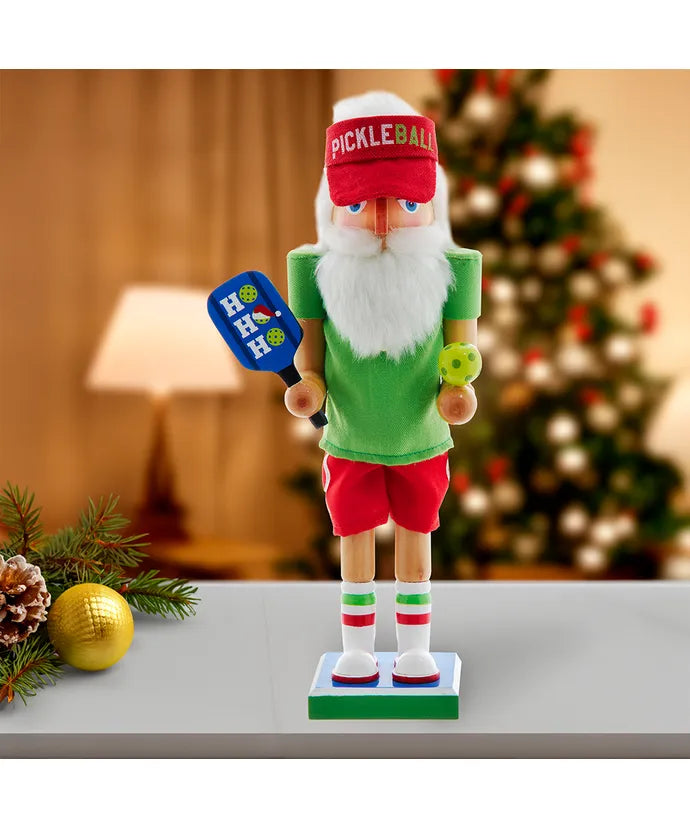 Pickleball Santa Nutcracker