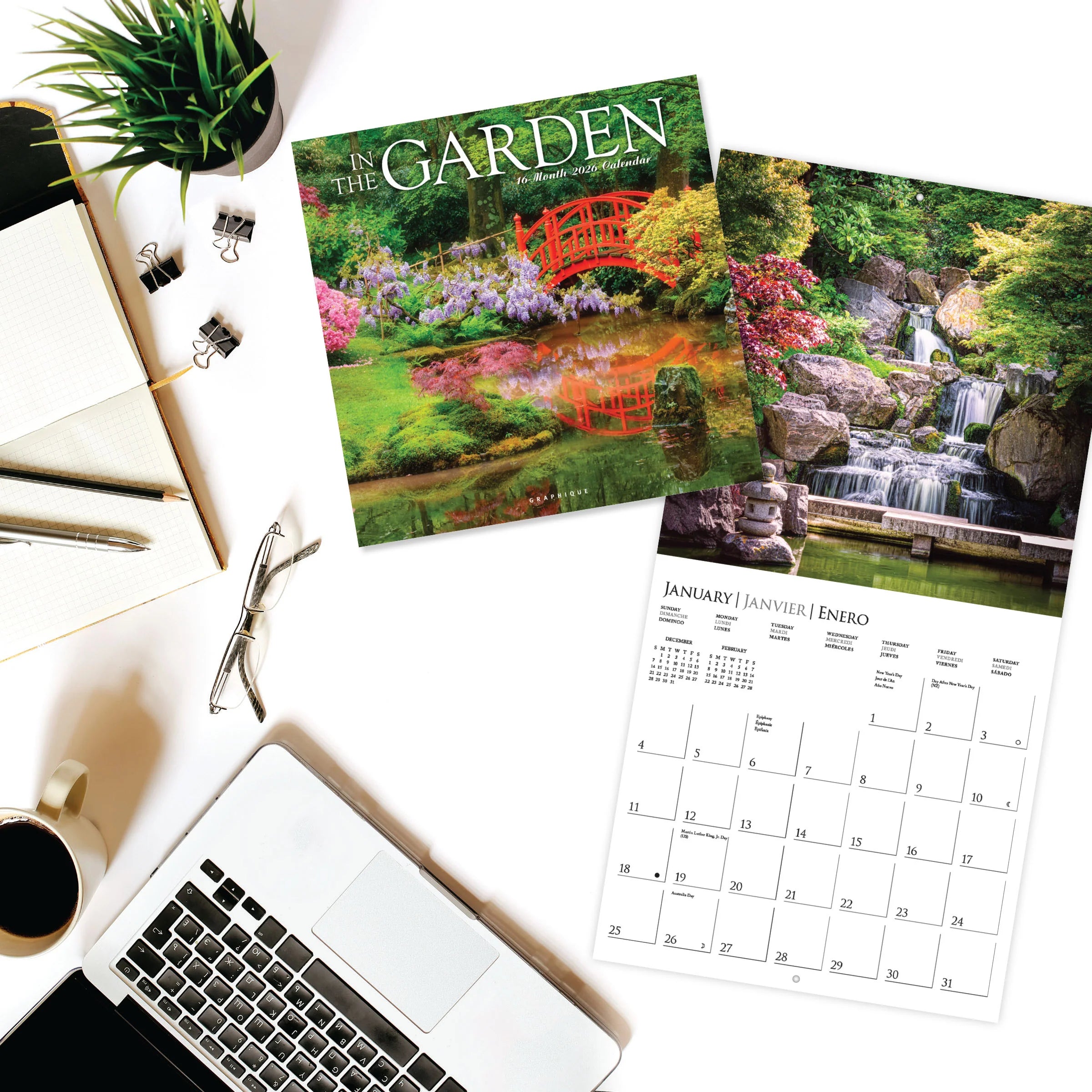 In The Garden 2026 Wall Calendar