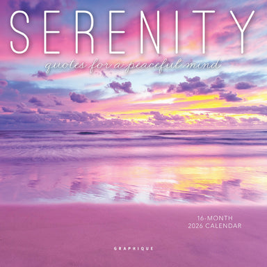 Serenity - Quotes For A Peaceful Mind 2026 Mini Wall Calendar