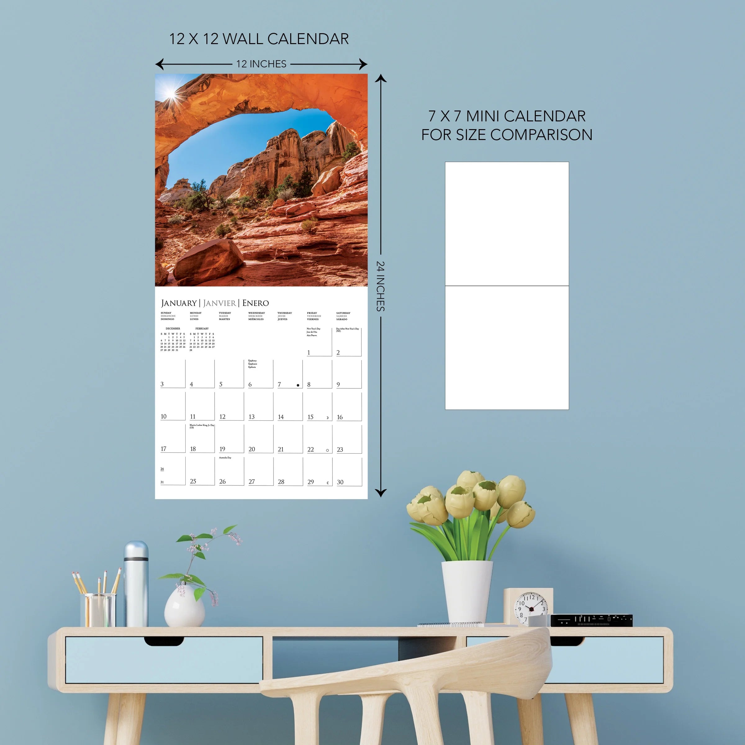 GRPH National Parks 2027 Wall Calendar
