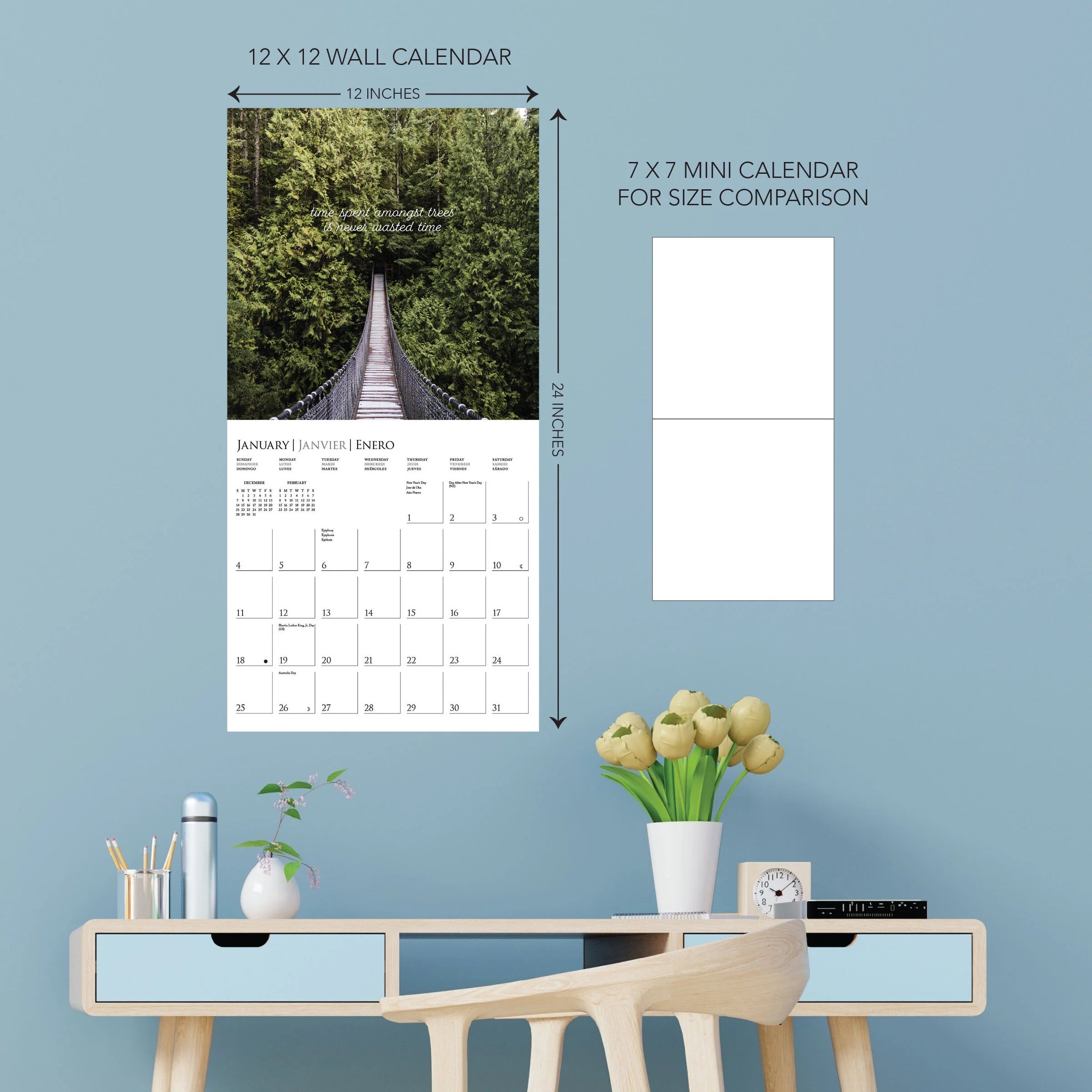 In To The Woods 2026 Wall Calendar