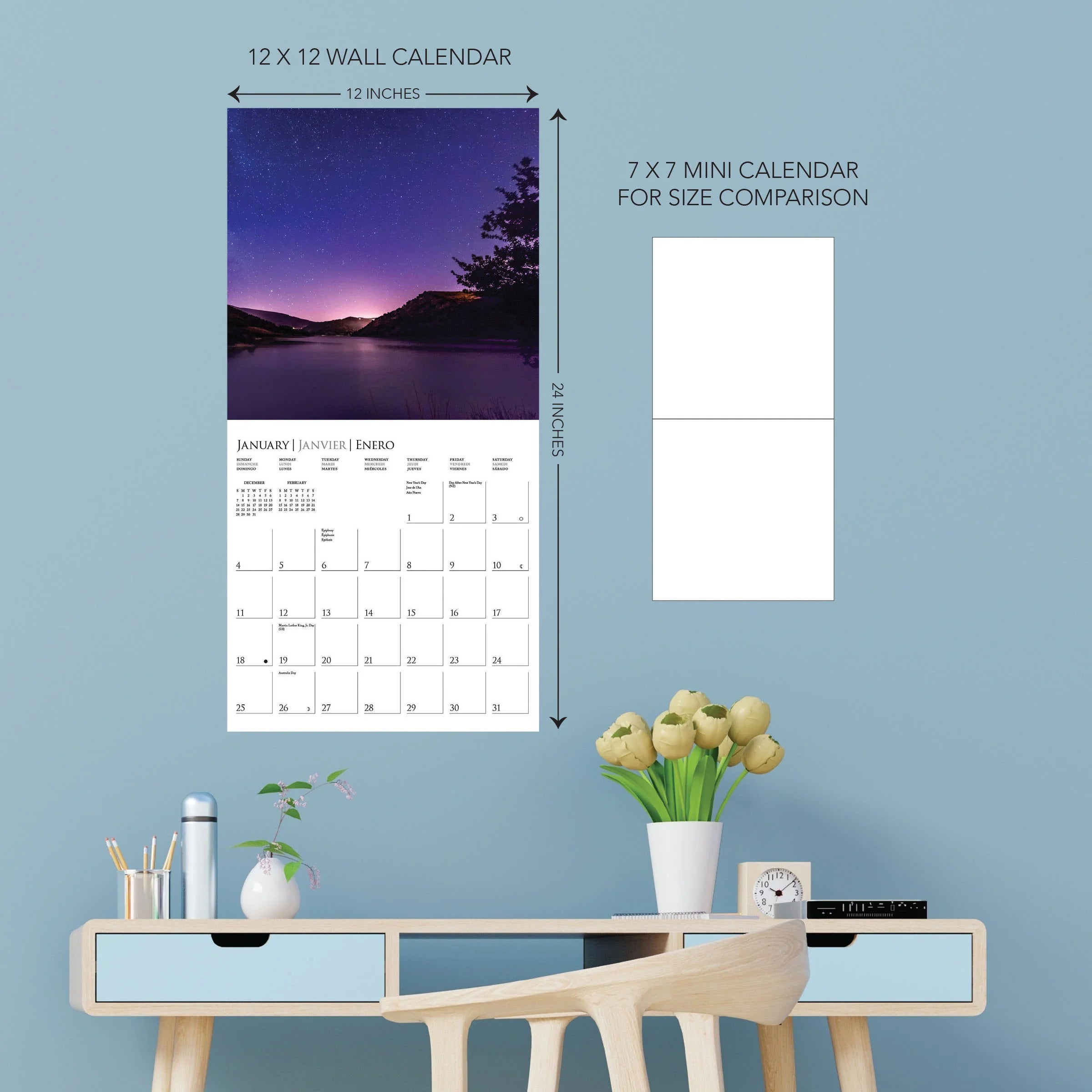 Stargazing 2026 Wall Calendar