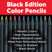 Faber-Castell Black Edition Metallic Colored Pencils set of 12