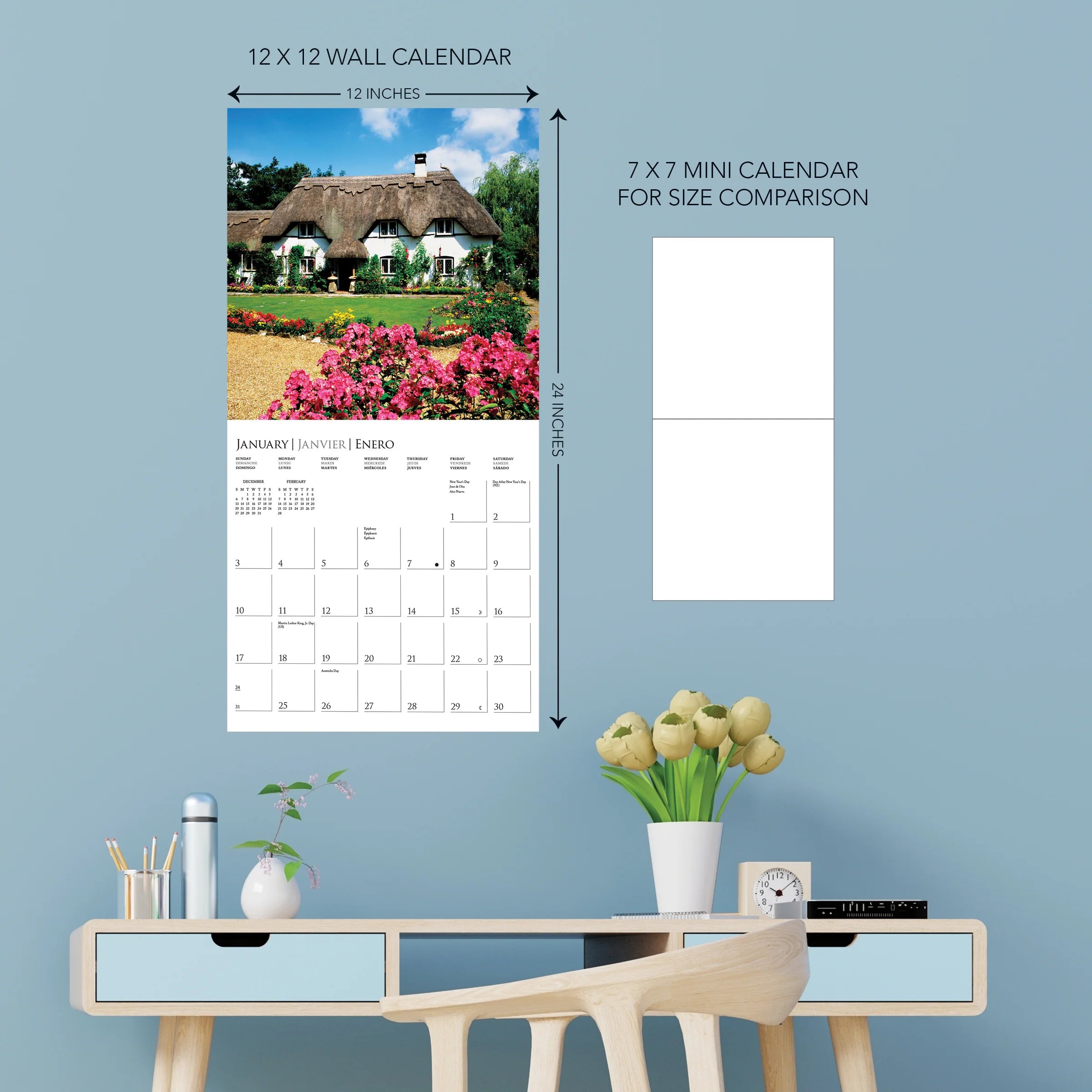 GRPH Cottages 2027 Wall Calendar