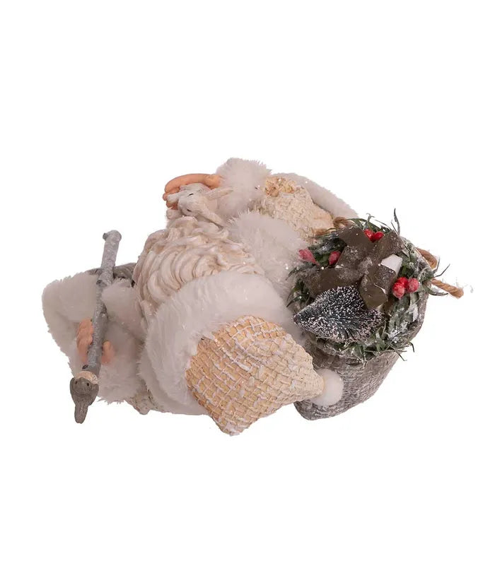 Snowy Woods Santa Figurine