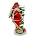 Fabriché 11.5" Fireman Santa On Ladder Figurine