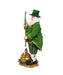 Musical 11" Irish Santa with Flag