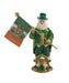 Musical 11" Irish Santa with Flag