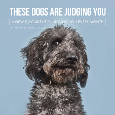 These Dogs Are Judging You 2026 Wall Calendar