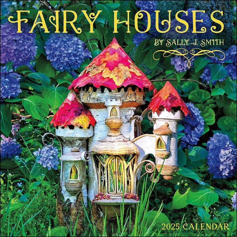 Fairy Houses 2025 Wall Calendar    