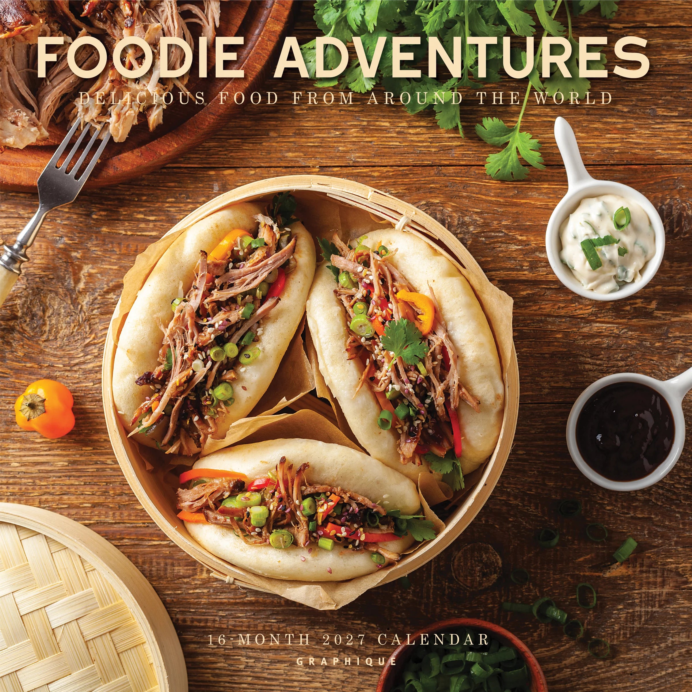GRPH Foodie Adventures 2027 Wall Calendar
