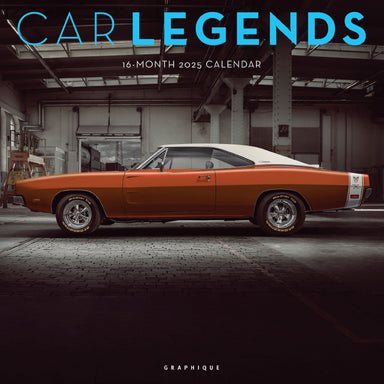 Car Legends 2025 Wall Calendar    