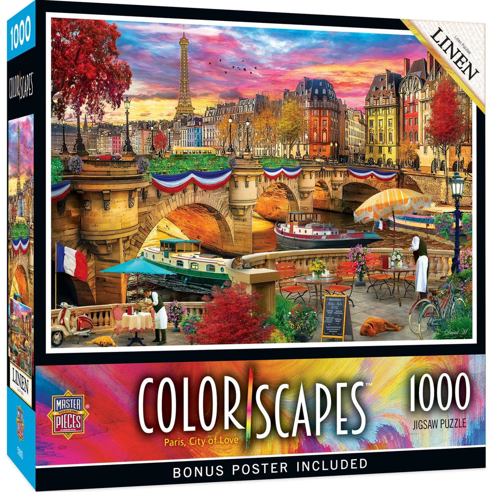Paris, City of Love 1000 Piece Color Scapes Puzzle
