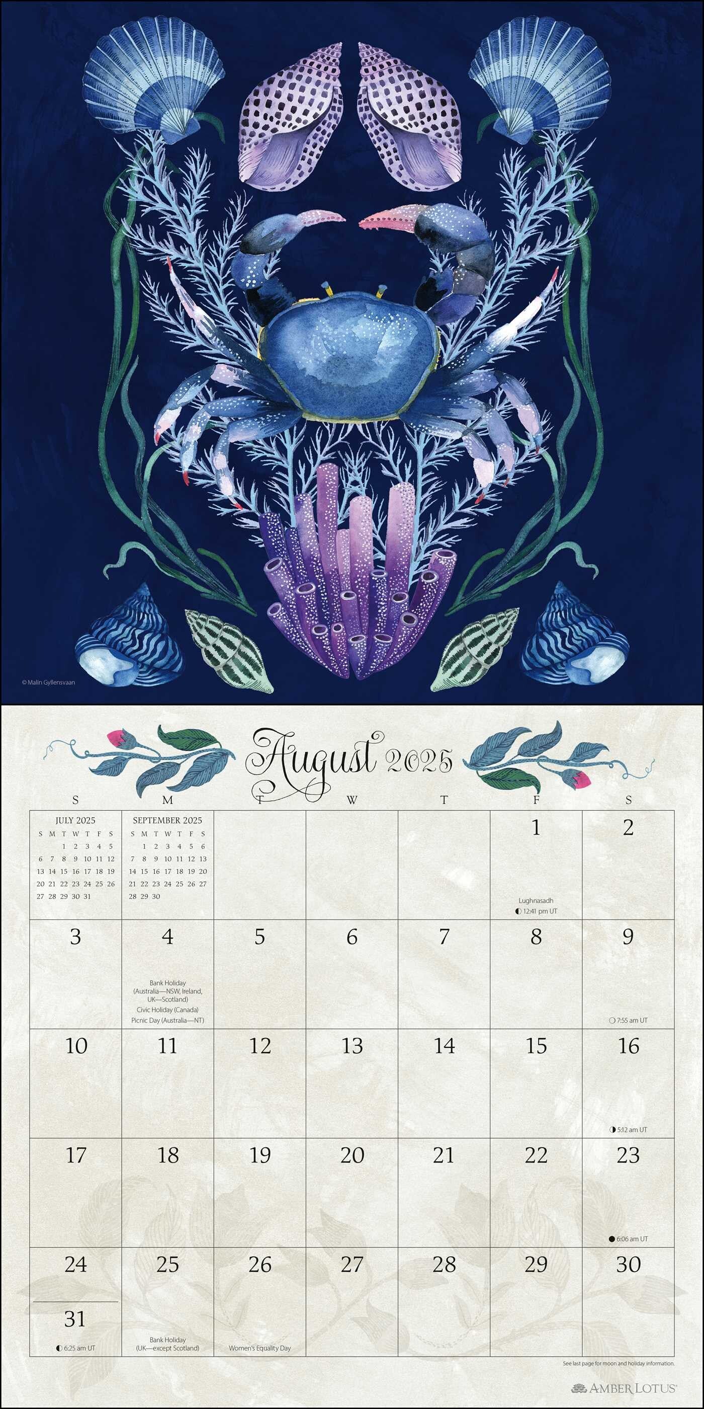 Flora & Fauna 2025 Wall Calendar    