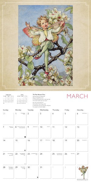 Flower Fairies Wall Calendar 2027