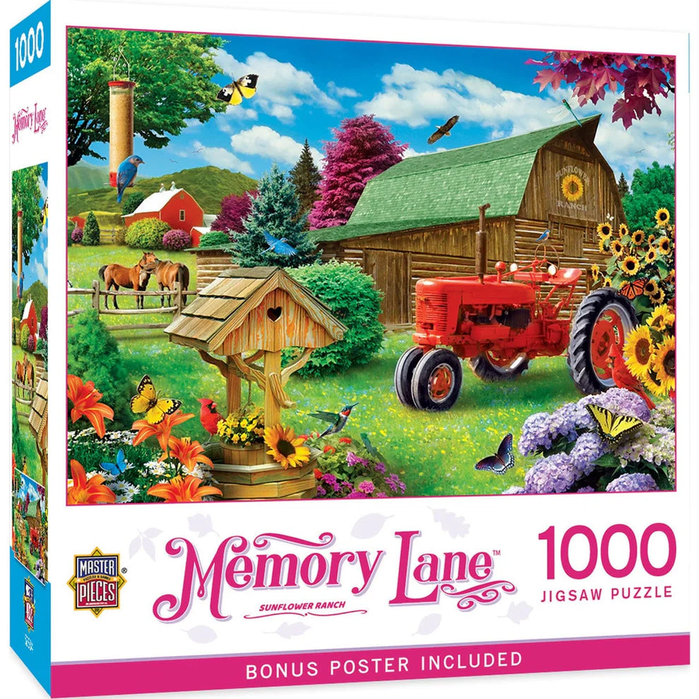 Sunflower Ranch 1000 Piece Memory Lane Puzzle