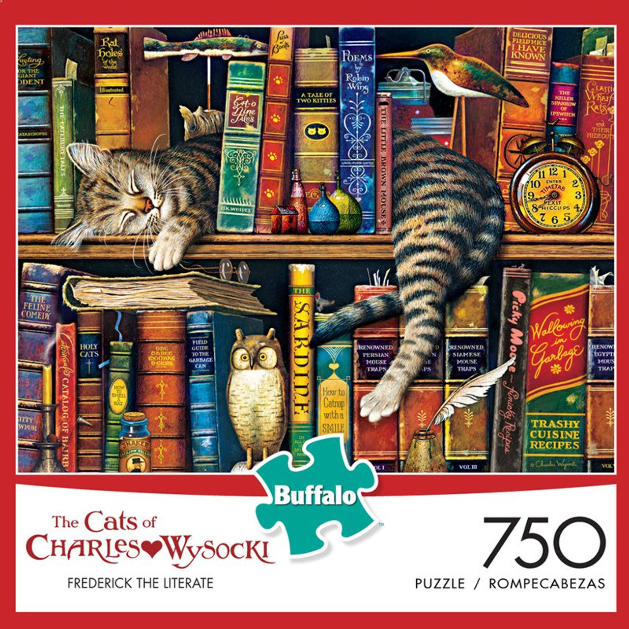 The Cats of Charles Wysocki Frederick The Literate 750 Piece Puzzle