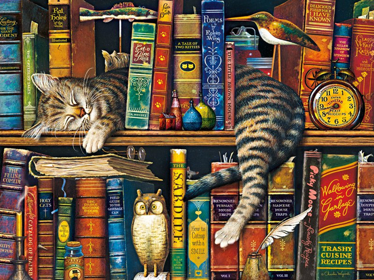 The Cats of Charles Wysocki Frederick The Literate 750 Piece Puzzle