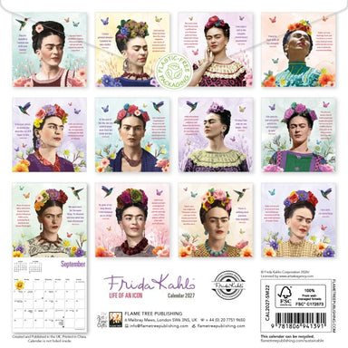 Frida Kahlo Life of an Icon 2027 Mini Wall Calendar