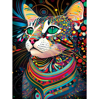Black Cat Prismatic Peggy 300 Piece Large Format Puzzle