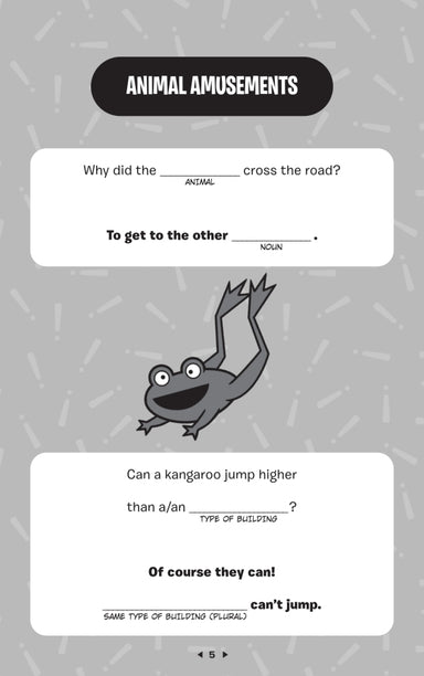 RNDM The Mad Libs Silly, Hilariously Funny, Belly-Busting Joke Book