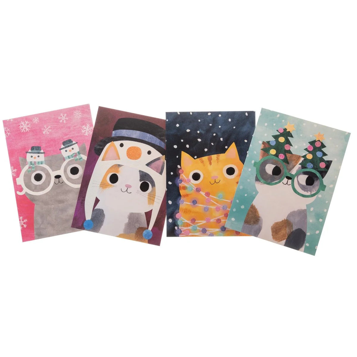 GRPH Funny Cats Boxed Holiday Cards